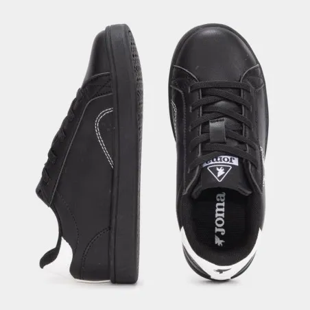 Basket Enfant JOMA Oasis jr 2501 noir blanc - JOMA