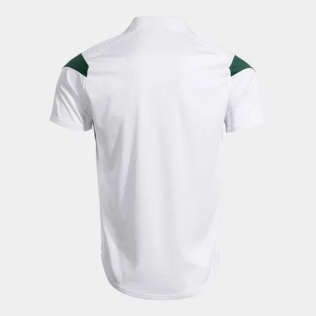 Polo manches courtes homme Montreal blanc vert - JOMA