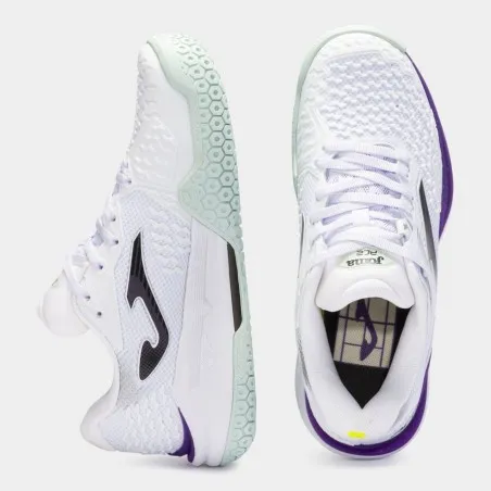 Chaussures de padel & tennis femmes JOMA ACE LADY 2402 BLANC VIOLET - JOMA
