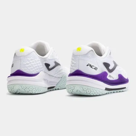 Chaussures de padel & tennis femmes JOMA ACE LADY 2402 BLANC VIOLET - JOMA