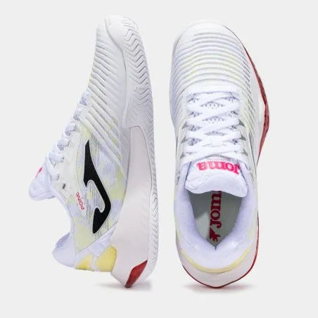 Chaussures de padel & tennis femmes JOMA POINT LADY 2502 BLANC - JOMA