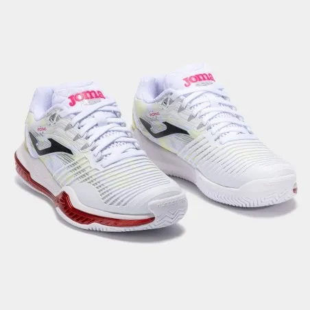 Chaussures de padel & tennis femmes JOMA POINT LADY 2502 BLANC - JOMA