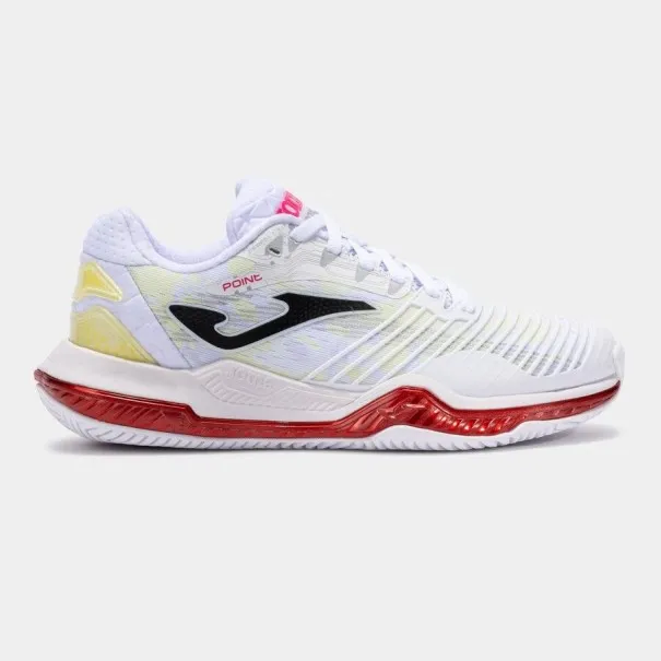 Chaussures de padel & tennis femmes JOMA POINT LADY 2502 BLANC - JOMA
