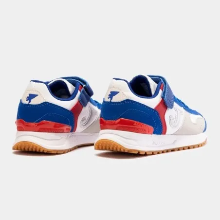 Basket Casual Enfant JOMA 1986 JR 2302 BLANC ROYAL - JOMA