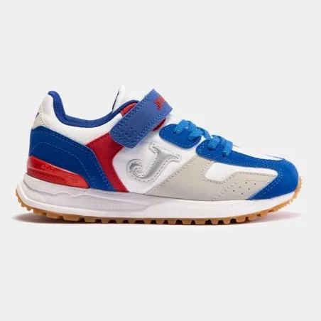 Basket Casual Enfant JOMA 1986 JR 2302 BLANC ROYAL - JOMA