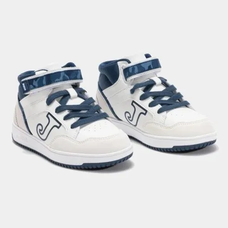 Basket Casual Enfant JOMA BERRY JR 2503 BLANC MARINE BLEU - JOMA