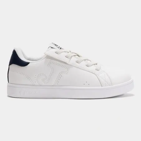 Basket Casual Enfant JOMA OASIS JR 2502 BLANC MARINE BLEU - JOMA