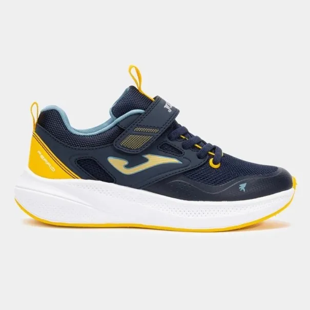 Basket Casual Enfant JOMA FERRO JR 2503 BLEU MARINE ORANGE - JOMA