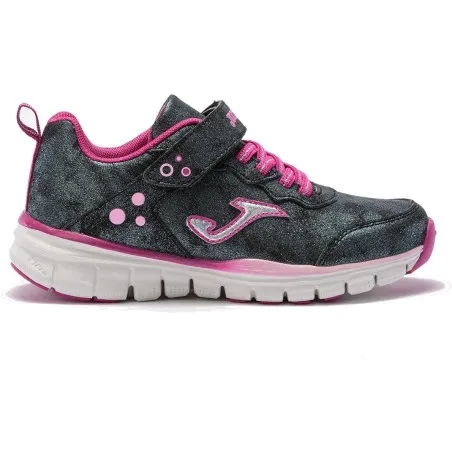Basket Casual Enfant JOMA TEMPO JR 2101 NOIR FUCHSIA - JOMA