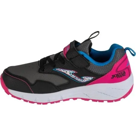 Basket Casual Enfant JOMA TORNADO JR 2431 NOIR FUCHSIA - JOMA