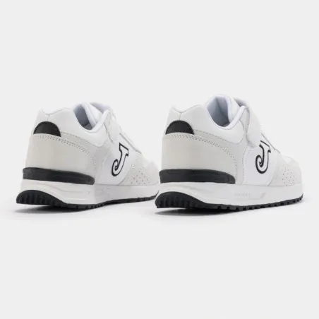 Basket Casual Enfant JOMA TORNADO JR 2433 NOIR BLANC - JOMA