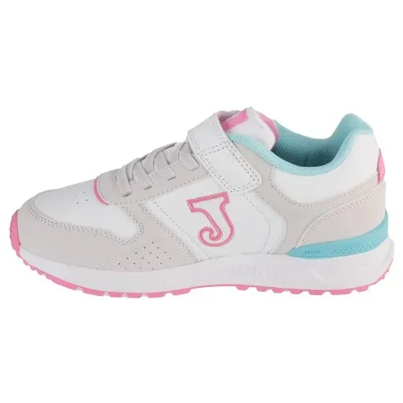 Basket Casual Enfant JOMA TORNADO JR 2432 BLANC ROSE - JOMA