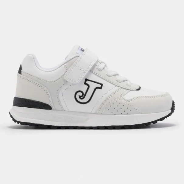 Basket Casual Enfant JOMA TORNADO JR 2433 NOIR BLANC - JOMA