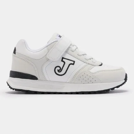Basket Casual Enfant JOMA TORNADO JR 2433 NOIR BLANC - JOMA