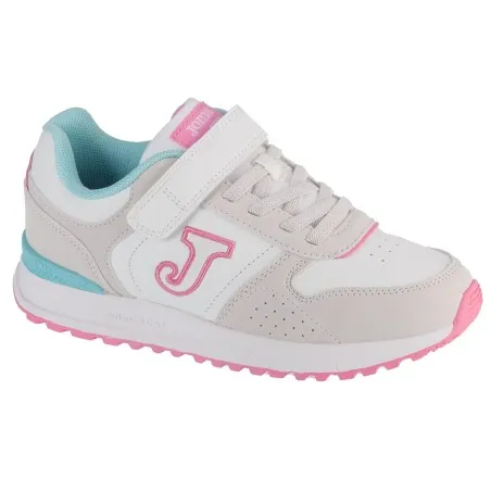 Basket Casual Enfant JOMA TORNADO JR 2432 BLANC ROSE - JOMA