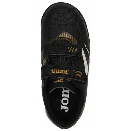 Chaussures de football enfants JOMA PUISSANT JR 2401 BLACK TURF - JOMA