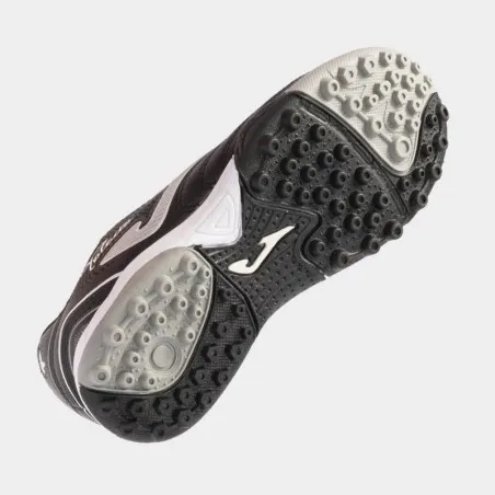 Chaussures de football enfants JOMA TOLEDO JR 2401 NOIR BLANC GAZON - JOMA