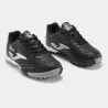 Chaussures de football enfants JOMA TOLEDO JR 2401 NOIR BLANC GAZON - JOMA