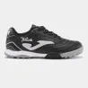 Chaussures de football enfants JOMA TOLEDO JR 2401 NOIR BLANC GAZON - JOMA