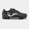 Chaussures de football enfants JOMA TOLEDO JR 2401 NOIR BLANC SOL DUR - JOMA