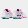 Chaussures de padel & tennis enfants JOMA MASTER 1000 JR 2532 BLANC FUCHSIA - JOMA