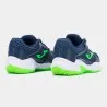 Chaussures de padel & tennis enfants JOMA SLAM JR 2503 BLEU MARINE VERT - JOMA
