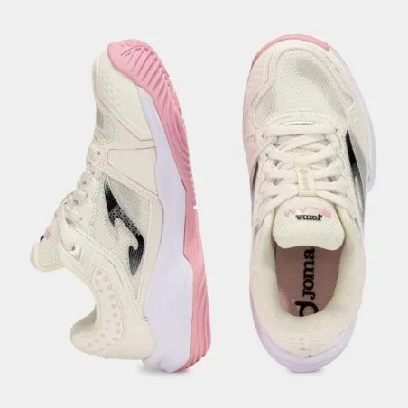 Chaussures de padel & tennis enfants JOMA SLAM JR 2525 BEIGE - JOMA