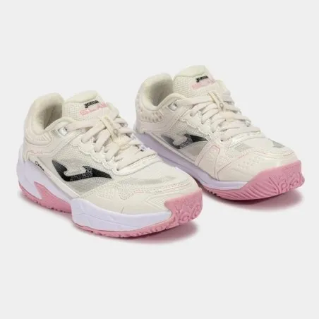 Chaussures de padel & tennis enfants JOMA SLAM JR 2525 BEIGE - JOMA