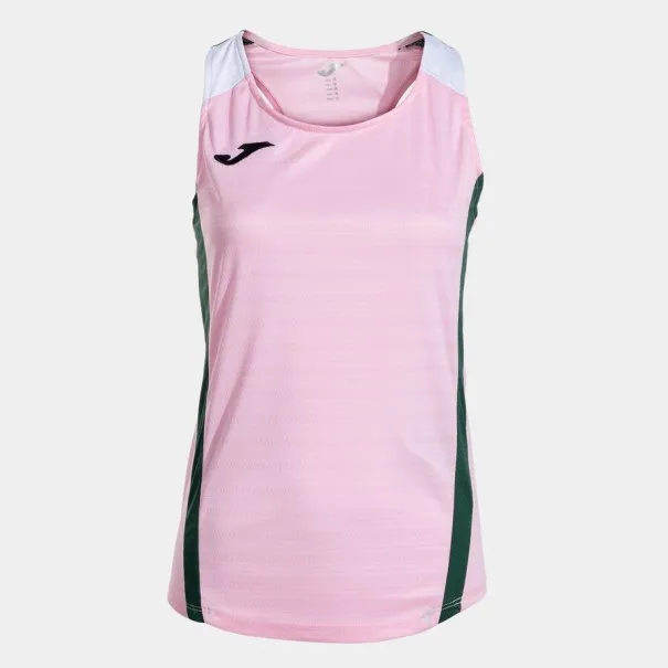 JOMA T-SHIRT SANS MANCHES ROSE ET VERT MONTRÉAL - JOMA