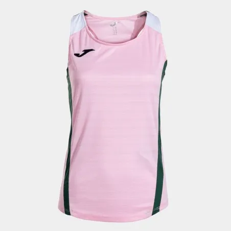 JOMA T-SHIRT SANS MANCHES ROSE ET VERT MONTRÉAL - JOMA