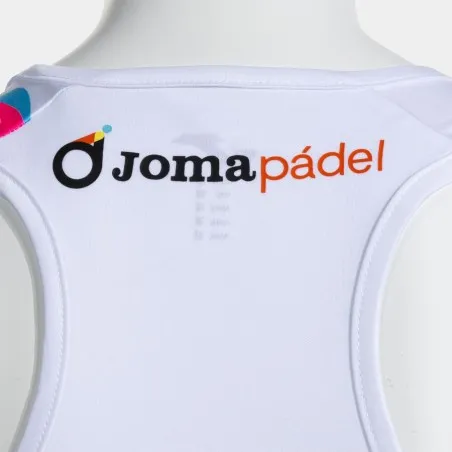 JOMA T-SHIRT SANS MANCHES BLANC CAPSULE TOURNOI - JOMA