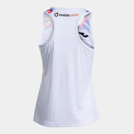 JOMA T-SHIRT SANS MANCHES BLANC CAPSULE TOURNOI - JOMA