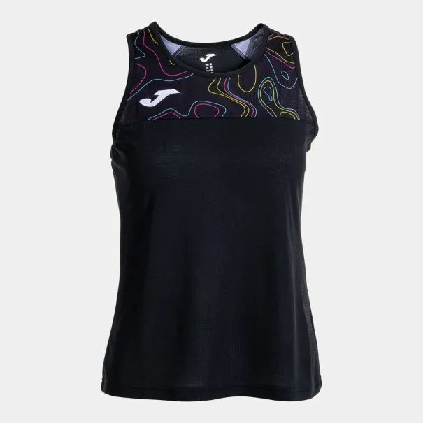 JOMA T-SHIRT SANS MANCHES NOIR CAPSULE TOURNOI - JOMA