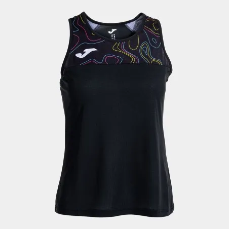 JOMA T-SHIRT SANS MANCHES NOIR CAPSULE TOURNOI - JOMA