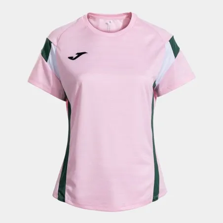 JOMA T-SHIRT À MANCHES COURTES ROSE ET VERT MONTRÉAL - JOMA