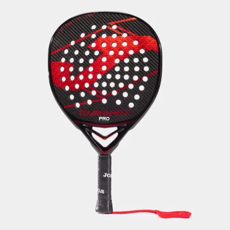JOMA® | Raquette de padel TOURNAMENT PRO Noire et Rouge - JOMA