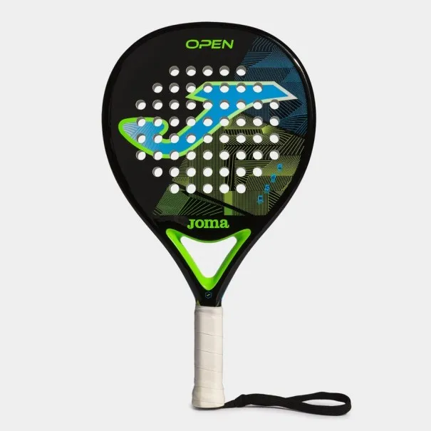 JOMA® | Raquette de Padel NOIRE ET TURQUOISE OUVERTE - JOMA