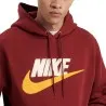 Nike Club Fleece Sweatshirt Homme Bordeaux Jaune - NIKE
