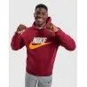 Nike Club Fleece Sweatshirt Homme Bordeaux Jaune - NIKE