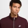 Nike Club Nike Veste en maille pour homme Bordeaux Crush/Blanc - NIKE