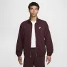 Nike Club Nike Veste en maille pour homme Bordeaux Crush/Blanc - NIKE