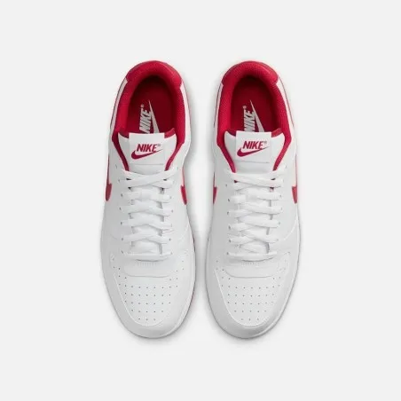 Nike Chaussures Big Low 355152-150 Blanc Rouge - NIKE