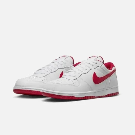 Nike Chaussures Big Low 355152-150 Blanc Rouge - NIKE