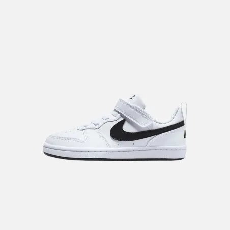 Nike Chaussures Court Borough Low Recraft Blanc Noir - NIKE