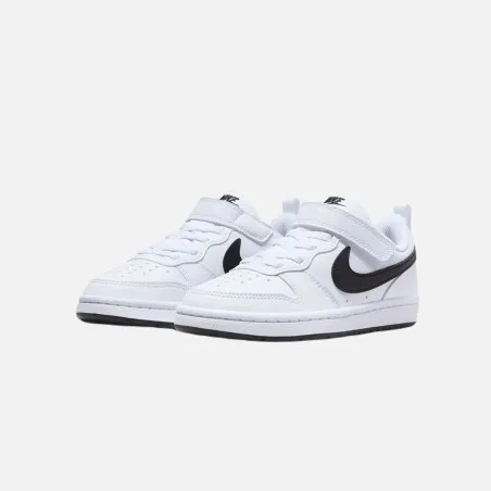 Nike Chaussures Court Borough Low Recraft Blanc Noir - NIKE