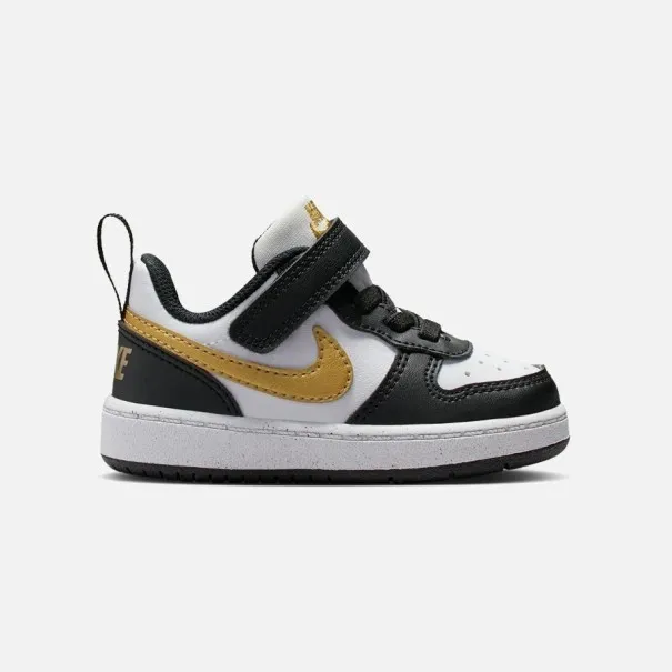 Nike Chaussures Court Borough Low Recraft DV5458-008 Dor Noir Blanc - NIKE