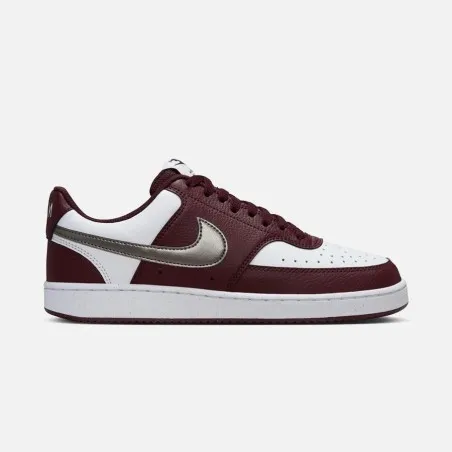 Nike Chaussures Court Vision Lo Nn Met IM7647-100 Bordeaux Blanc - NIKE