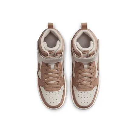 Nike Chaussures Nike Court Borough Mid 2 GS Blanc Voile - NIKE