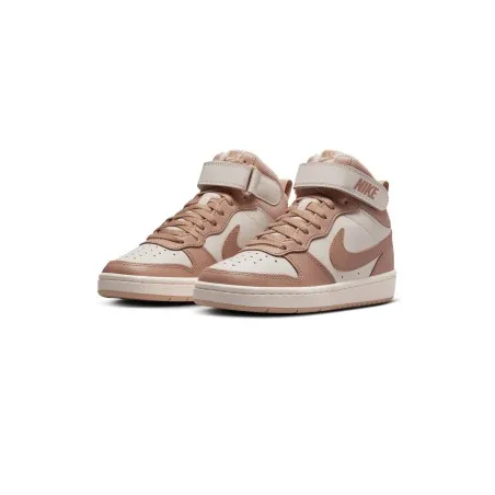 Nike Chaussures Nike Court Borough Mid 2 GS Blanc Voile - NIKE