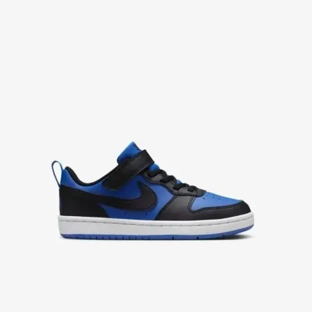 Nike COURT BOROUGH LOW RECRAFT Bleu Noir - NIKE